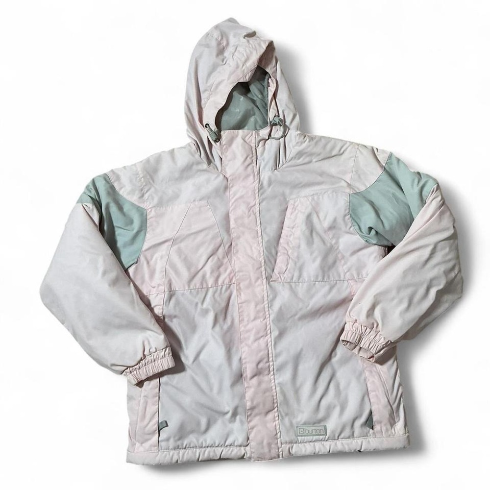 Burton Pink‎ Ski Snowboard Jacket Hooded Girls Size L 14 16 Winter